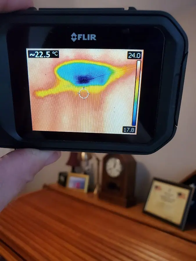 Thermal imaging inspection for water damage in Asbury Park